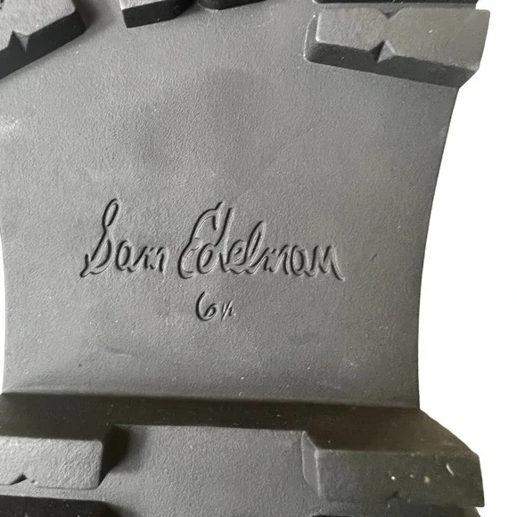 SAM EDELMAN LERUE LUG SOLE FAUX LEATHER HIGH SHAFT OVER KNEE BOOT 6.5, 7.5 NWOB - Picture 14 of 16